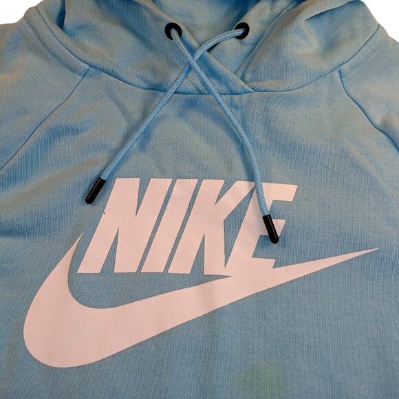 NIKE Women's Comfy Sky Blue Pullover Hoodie - Size: Small - Great Looking! - Picture 5 of 7